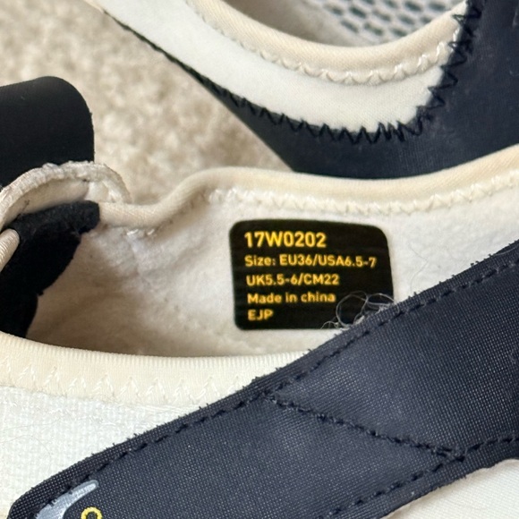 Vibram Black and White Five-Toe Shoes - Picture 3 of 4